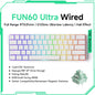Akko MonsGeek FUN60 Ultra Mechanical Gaming Keyboard Magnetic Switch 60% Rapid Trigger 8K HE/TMR Custom Aluminum Keyboard Gamer