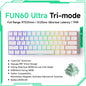 Akko MonsGeek FUN60 Ultra Mechanical Gaming Keyboard Magnetic Switch 60% Rapid Trigger 8K HE/TMR Custom Aluminum Keyboard Gamer