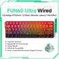 Akko MonsGeek FUN60 Ultra Mechanical Gaming Keyboard Magnetic Switch 60% Rapid Trigger 8K HE/TMR Custom Aluminum Keyboard Gamer