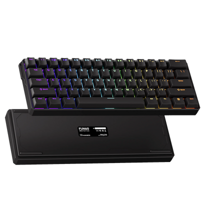 Akko MonsGeek FUN60 Ultra Mechanical Gaming Keyboard Magnetic Switch 60% Rapid Trigger 8K HE/TMR Custom Aluminum Keyboard Gamer