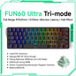 Akko MonsGeek FUN60 Ultra Mechanical Gaming Keyboard Magnetic Switch 60% Rapid Trigger 8K HE/TMR Custom Aluminum Keyboard Gamer