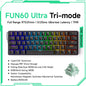 Akko MonsGeek FUN60 Ultra Mechanical Gaming Keyboard Magnetic Switch 60% Rapid Trigger 8K HE/TMR Custom Aluminum Keyboard Gamer