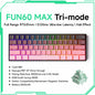 Akko MonsGeek FUN60 Ultra Mechanical Gaming Keyboard Magnetic Switch 60% Rapid Trigger 8K HE/TMR Custom Aluminum Keyboard Gamer