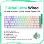 Akko MonsGeek FUN60 Ultra Mechanical Gaming Keyboard Magnetic Switch 60% Rapid Trigger 8K HE/TMR Custom Aluminum Keyboard Gamer