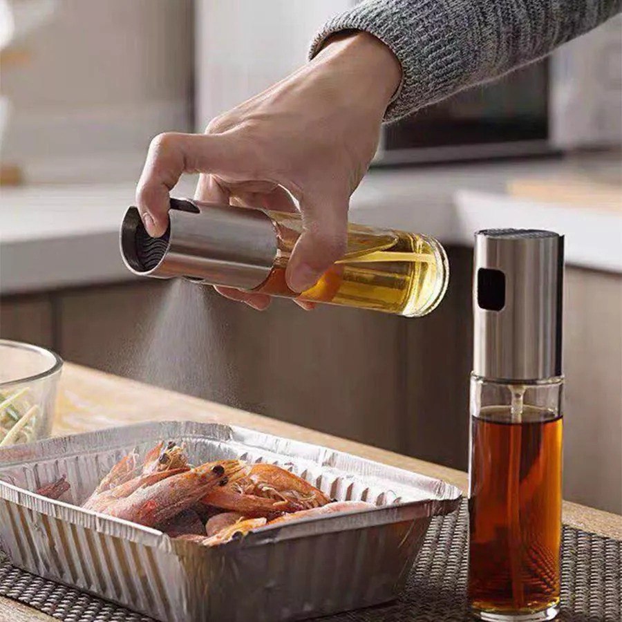 Botella Dispensador Atomizador Aceite Vinagre Spray Cocina