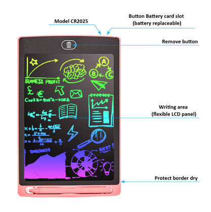 Tablero De Dibujo Mágico Lcd Para Niños 12 Pulgadas